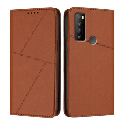 Strong Magnetic Frosted Flip Leather Phone Case, For TCL 40 R 5G, For TCL 30 XL, For TCL 305 / 306 / 30E / 30 SE, For TCL Stylus 5G, For TCL 30T, For TCL 30 5G / TCL 30+, For TCL 30 XE 5G
