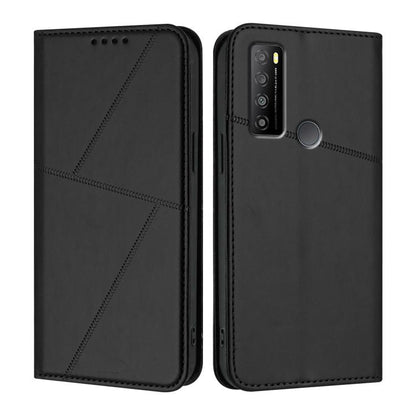 Strong Magnetic Frosted Flip Leather Phone Case, For TCL 40 R 5G, For TCL 30 XL, For TCL 305 / 306 / 30E / 30 SE, For TCL Stylus 5G, For TCL 30T, For TCL 30 5G / TCL 30+, For TCL 30 XE 5G