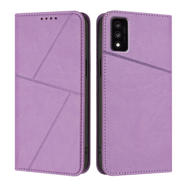 Strong Magnetic Frosted Flip Leather Phone Case, For TCL 40 R 5G, For TCL 30 XL, For TCL 305 / 306 / 30E / 30 SE, For TCL Stylus 5G, For TCL 30T, For TCL 30 5G / TCL 30+, For TCL 30 XE 5G