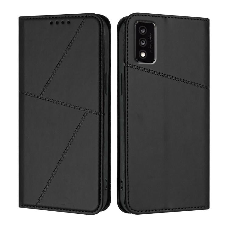 Strong Magnetic Frosted Flip Leather Phone Case, For TCL 40 R 5G, For TCL 30 XL, For TCL 305 / 306 / 30E / 30 SE, For TCL Stylus 5G, For TCL 30T, For TCL 30 5G / TCL 30+, For TCL 30 XE 5G