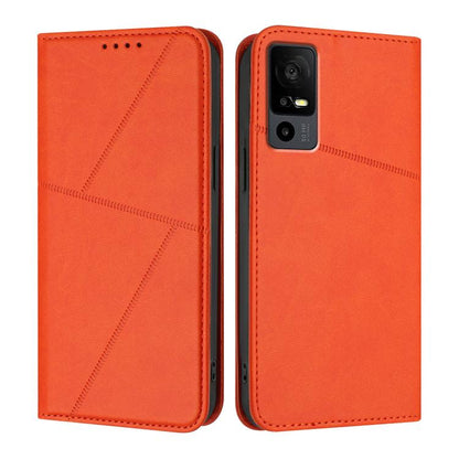 Strong Magnetic Frosted Flip Leather Phone Case, For TCL 40 R 5G, For TCL 30 XL, For TCL 305 / 306 / 30E / 30 SE, For TCL Stylus 5G, For TCL 30T, For TCL 30 5G / TCL 30+, For TCL 30 XE 5G