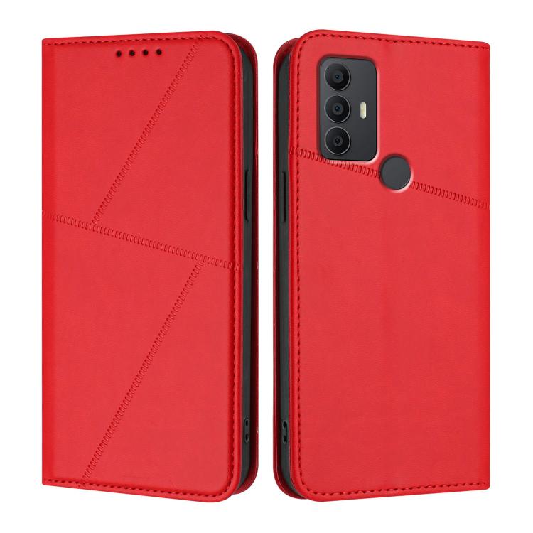 Strong Magnetic Frosted Flip Leather Phone Case, For TCL 40 R 5G, For TCL 30 XL, For TCL 305 / 306 / 30E / 30 SE, For TCL Stylus 5G, For TCL 30T, For TCL 30 5G / TCL 30+, For TCL 30 XE 5G
