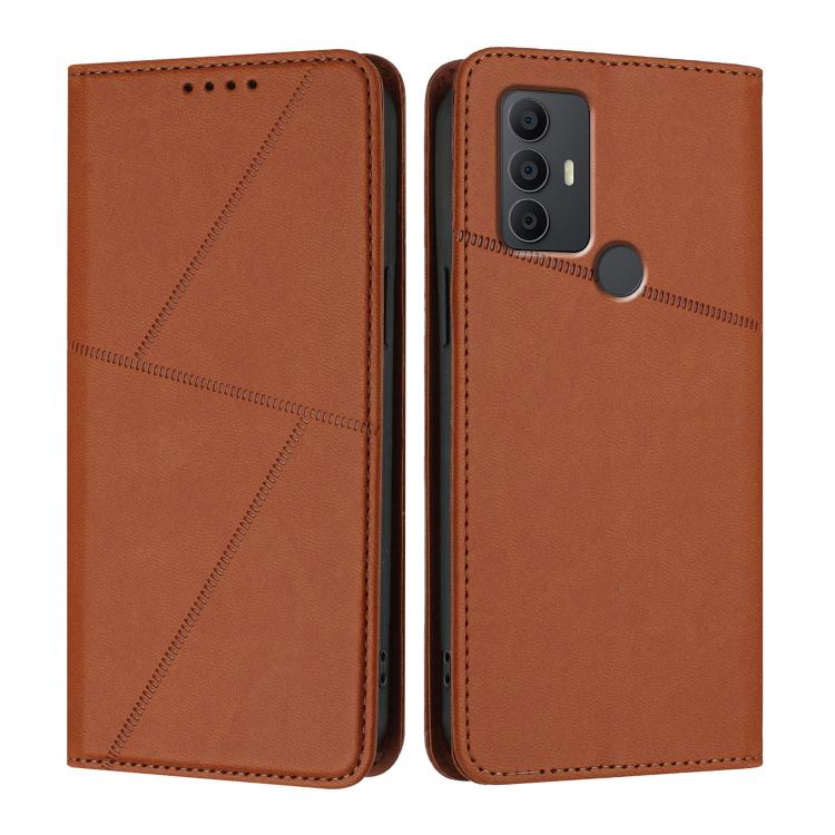 Strong Magnetic Frosted Flip Leather Phone Case, For TCL 40 R 5G, For TCL 30 XL, For TCL 305 / 306 / 30E / 30 SE, For TCL Stylus 5G, For TCL 30T, For TCL 30 5G / TCL 30+, For TCL 30 XE 5G