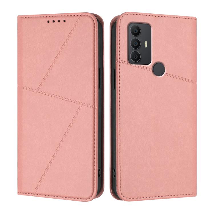 Strong Magnetic Frosted Flip Leather Phone Case, For TCL 40 R 5G, For TCL 30 XL, For TCL 305 / 306 / 30E / 30 SE, For TCL Stylus 5G, For TCL 30T, For TCL 30 5G / TCL 30+, For TCL 30 XE 5G