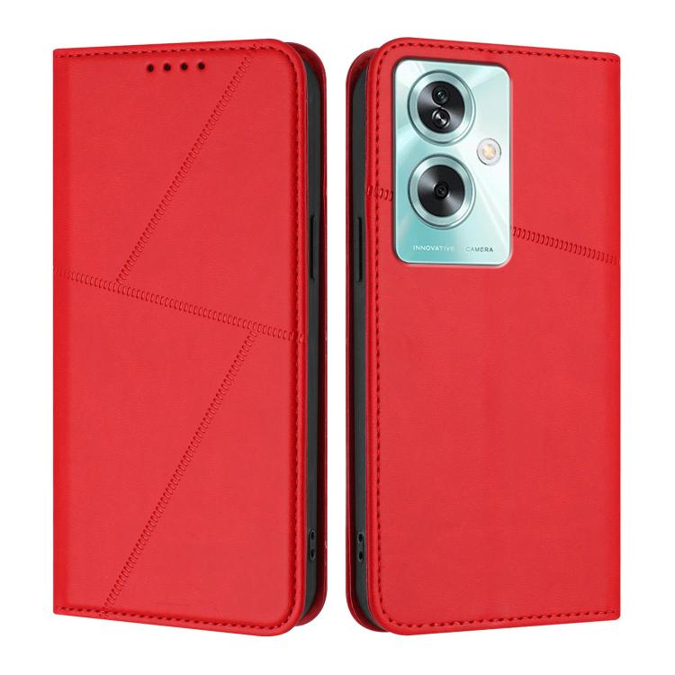 Strong Magnetic Frosted Flip Leather Phone Case, For OPPO A36 / A76 / A96 / K10, For OPPO Reno6 Pro+ 5G, For OPPO A54 5G / A74 5G / A93 5G, For OPPO A79 5G