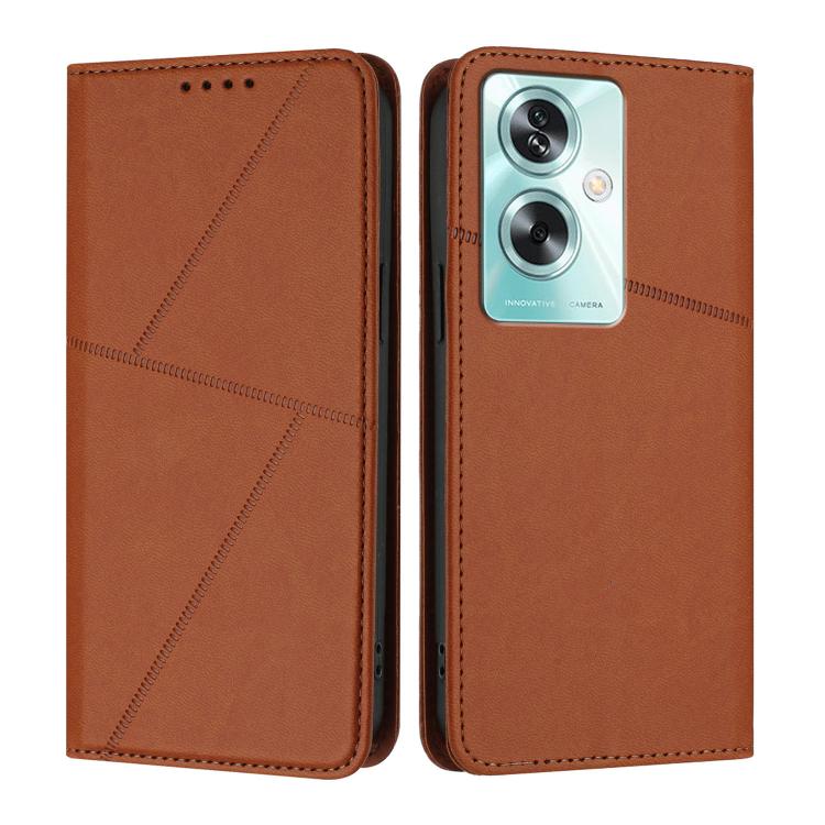 Strong Magnetic Frosted Flip Leather Phone Case, For OPPO A36 / A76 / A96 / K10, For OPPO Reno6 Pro+ 5G, For OPPO A54 5G / A74 5G / A93 5G, For OPPO A79 5G