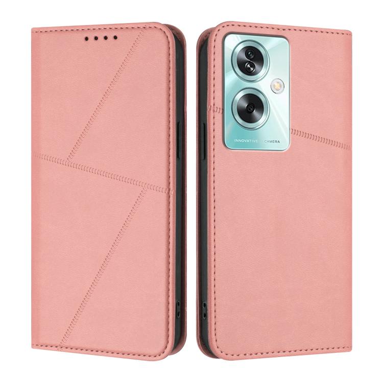 Strong Magnetic Frosted Flip Leather Phone Case, For OPPO A36 / A76 / A96 / K10, For OPPO Reno6 Pro+ 5G, For OPPO A54 5G / A74 5G / A93 5G, For OPPO A79 5G