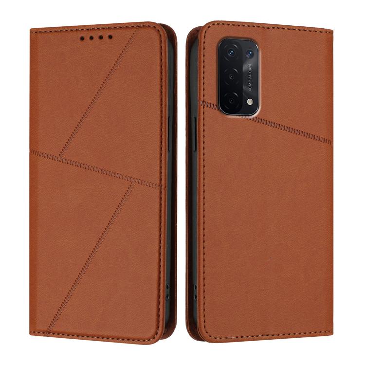 Strong Magnetic Frosted Flip Leather Phone Case, For OPPO A36 / A76 / A96 / K10, For OPPO Reno6 Pro+ 5G, For OPPO A54 5G / A74 5G / A93 5G, For OPPO A79 5G