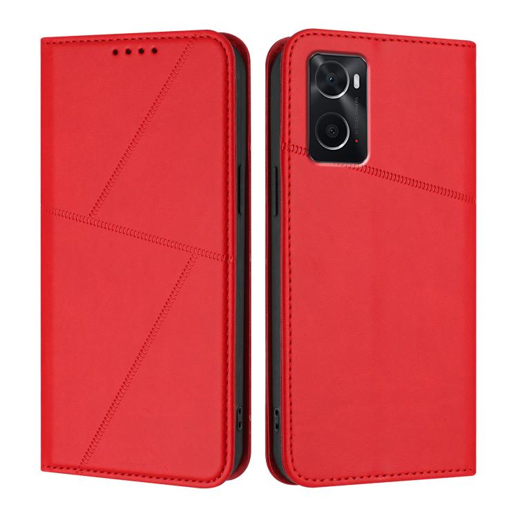 Strong Magnetic Frosted Flip Leather Phone Case, For OPPO A36 / A76 / A96 / K10, For OPPO Reno6 Pro+ 5G, For OPPO A54 5G / A74 5G / A93 5G, For OPPO A79 5G