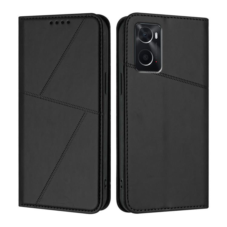 Strong Magnetic Frosted Flip Leather Phone Case, For OPPO A36 / A76 / A96 / K10, For OPPO Reno6 Pro+ 5G, For OPPO A54 5G / A74 5G / A93 5G, For OPPO A79 5G