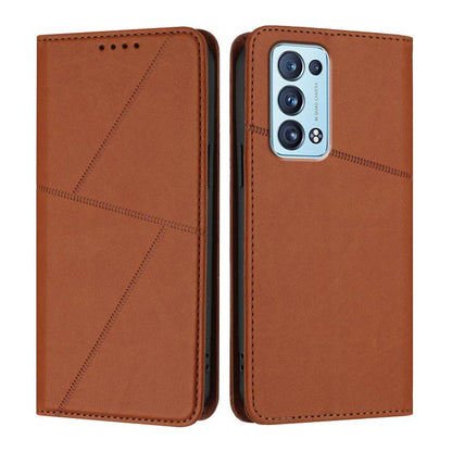Strong Magnetic Frosted Flip Leather Phone Case, For OPPO A36 / A76 / A96 / K10, For OPPO Reno6 Pro+ 5G, For OPPO A54 5G / A74 5G / A93 5G, For OPPO A79 5G