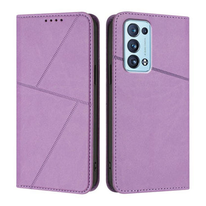 Strong Magnetic Frosted Flip Leather Phone Case, For OPPO A36 / A76 / A96 / K10, For OPPO Reno6 Pro+ 5G, For OPPO A54 5G / A74 5G / A93 5G, For OPPO A79 5G