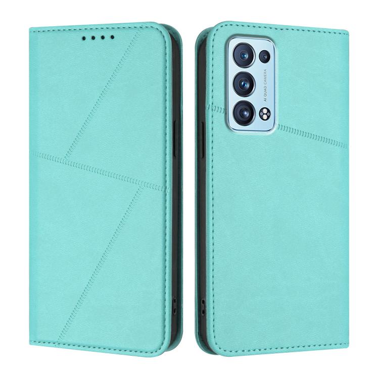 Strong Magnetic Frosted Flip Leather Phone Case, For OPPO A36 / A76 / A96 / K10, For OPPO Reno6 Pro+ 5G, For OPPO A54 5G / A74 5G / A93 5G, For OPPO A79 5G