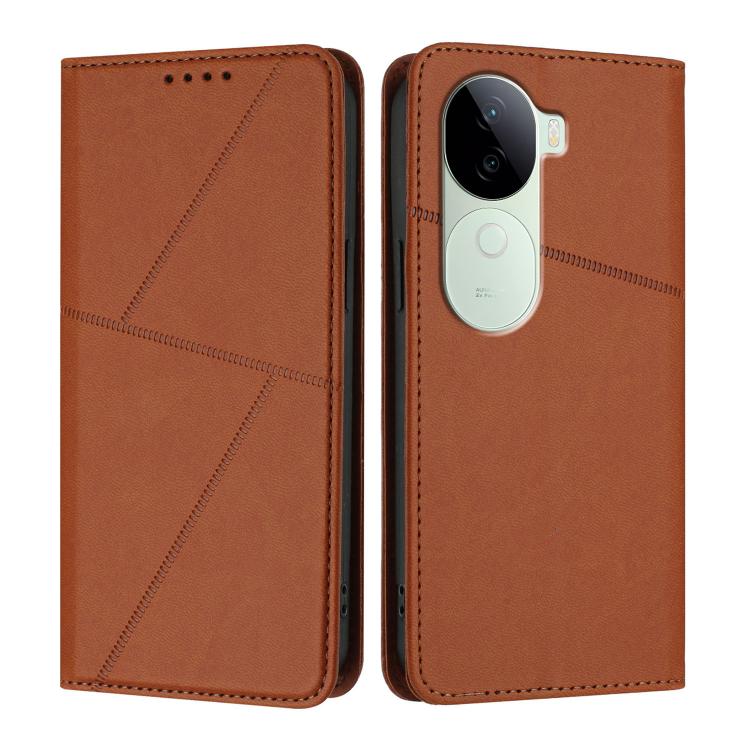 Strong Magnetic Frosted Flip Leather Phone Case, For vivo X200 Pro, For vivo Y100 4G / 5G / Y100 IDN / V30 Lite 4G, For vivo iQOO Z9s / V40e India, For vivo iQOO Z9s Pro / T3 Pro India, For vivo S19 Pro, For vivo Y28 4G, For vivo Y38 / vivo T3x Global ...