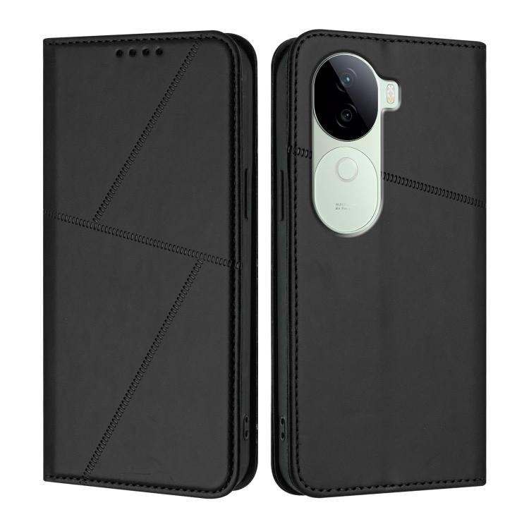 Strong Magnetic Frosted Flip Leather Phone Case, For vivo X200 Pro, For vivo Y100 4G / 5G / Y100 IDN / V30 Lite 4G, For vivo iQOO Z9s / V40e India, For vivo iQOO Z9s Pro / T3 Pro India, For vivo S19 Pro, For vivo Y28 4G, For vivo Y38 / vivo T3x Global ...