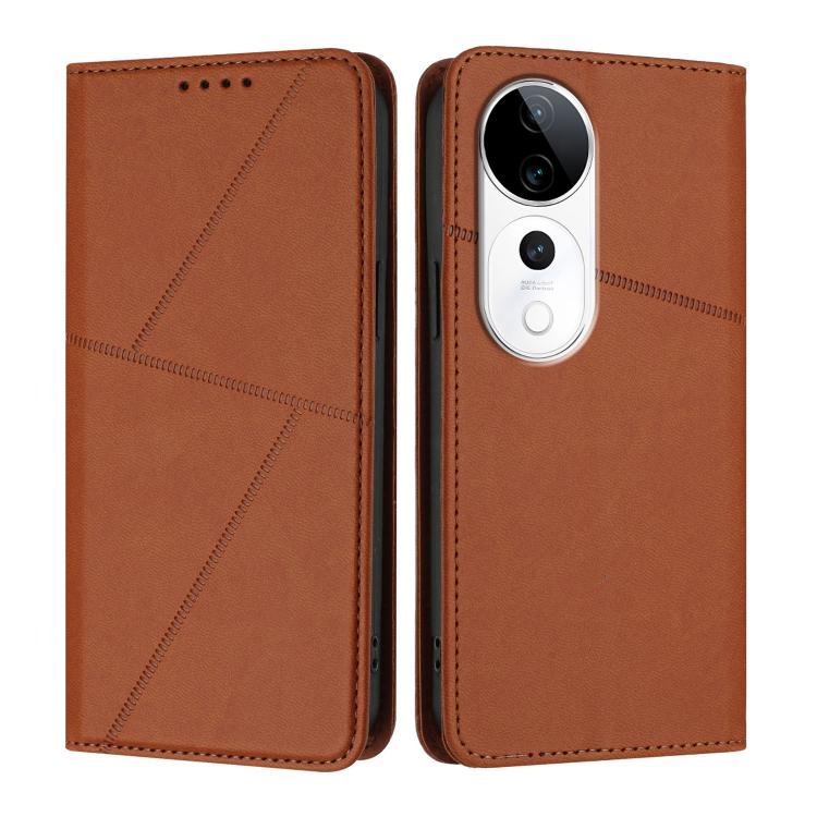 Strong Magnetic Frosted Flip Leather Phone Case, For vivo X200 Pro, For vivo Y100 4G / 5G / Y100 IDN / V30 Lite 4G, For vivo iQOO Z9s / V40e India, For vivo iQOO Z9s Pro / T3 Pro India, For vivo S19 Pro, For vivo Y28 4G, For vivo Y38 / vivo T3x Global ...
