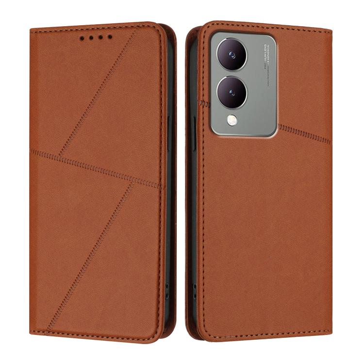 Strong Magnetic Frosted Flip Leather Phone Case, For vivo X200 Pro, For vivo Y100 4G / 5G / Y100 IDN / V30 Lite 4G, For vivo iQOO Z9s / V40e India, For vivo iQOO Z9s Pro / T3 Pro India, For vivo S19 Pro, For vivo Y28 4G, For vivo Y38 / vivo T3x Global ...