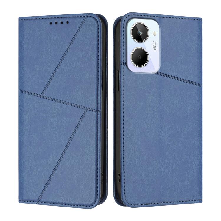 Strong Magnetic Frosted Flip Leather Phone Case, For Realme C33, For Realme C55, For Realme 10 Pro, For Realme 10 Pro+, For Realme 10 4G, For Realme C30, For Realme 9 Pro+