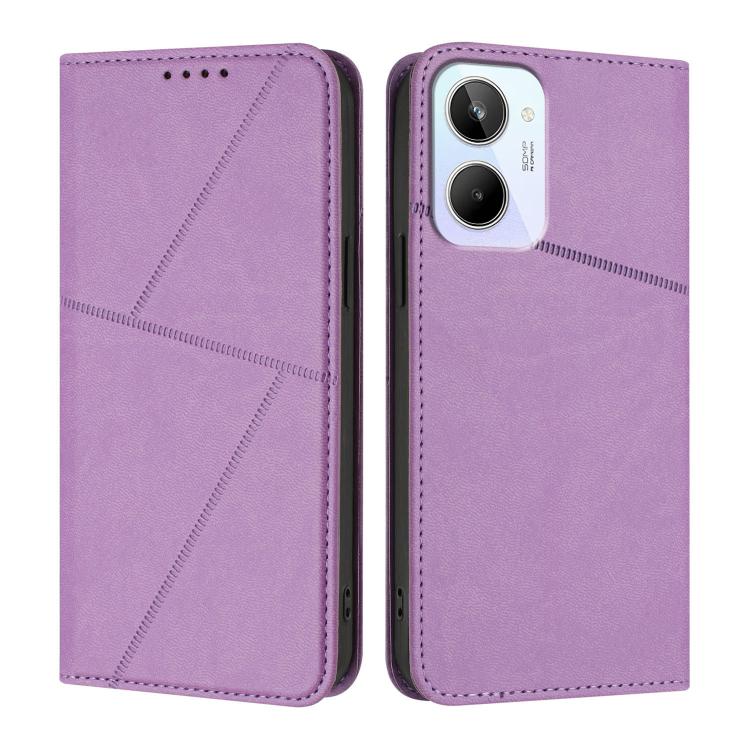 Strong Magnetic Frosted Flip Leather Phone Case, For Realme C33, For Realme C55, For Realme 10 Pro, For Realme 10 Pro+, For Realme 10 4G, For Realme C30, For Realme 9 Pro+