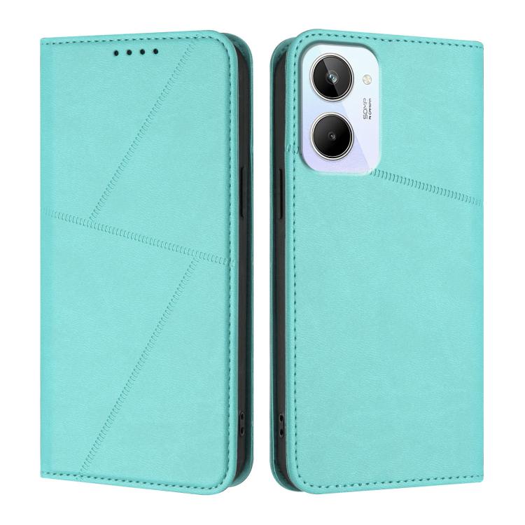 Strong Magnetic Frosted Flip Leather Phone Case, For Realme C33, For Realme C55, For Realme 10 Pro, For Realme 10 Pro+, For Realme 10 4G, For Realme C30, For Realme 9 Pro+