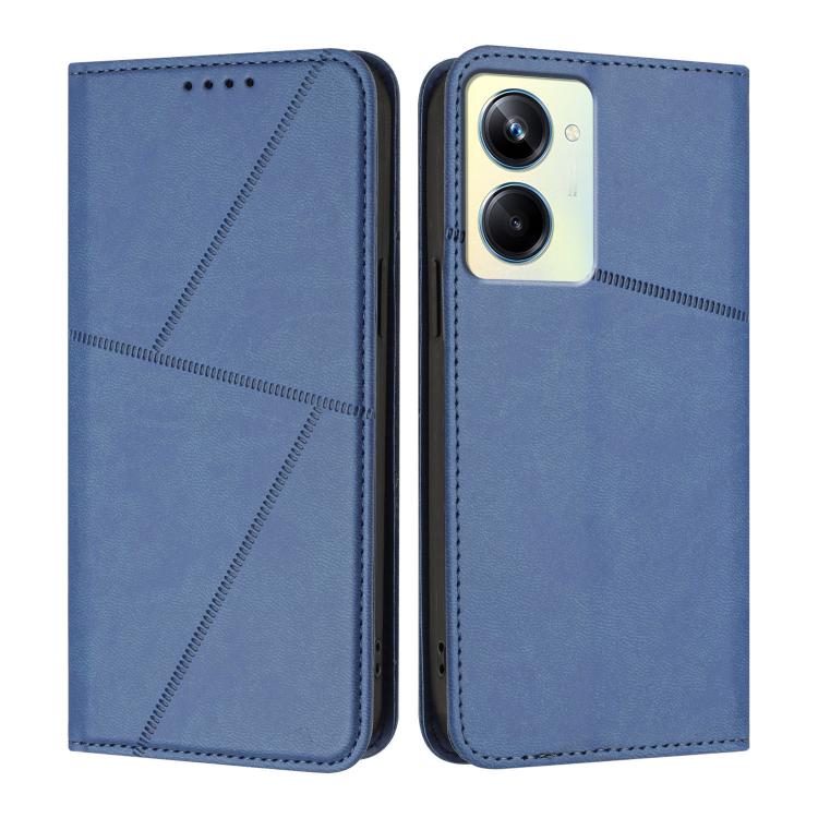 Strong Magnetic Frosted Flip Leather Phone Case, For Realme C33, For Realme C55, For Realme 10 Pro, For Realme 10 Pro+, For Realme 10 4G, For Realme C30, For Realme 9 Pro+