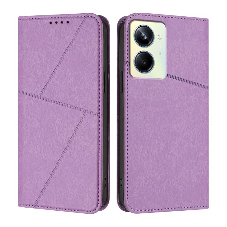 Strong Magnetic Frosted Flip Leather Phone Case, For Realme C33, For Realme C55, For Realme 10 Pro, For Realme 10 Pro+, For Realme 10 4G, For Realme C30, For Realme 9 Pro+