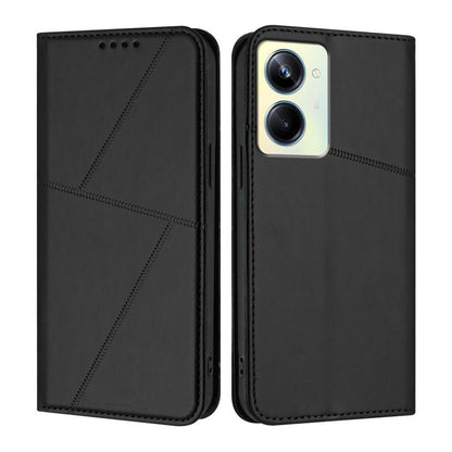 Strong Magnetic Frosted Flip Leather Phone Case, For Realme C33, For Realme C55, For Realme 10 Pro, For Realme 10 Pro+, For Realme 10 4G, For Realme C30, For Realme 9 Pro+