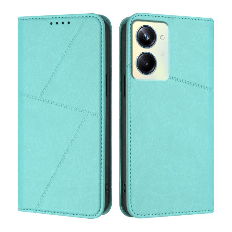 Strong Magnetic Frosted Flip Leather Phone Case, For Realme C33, For Realme C55, For Realme 10 Pro, For Realme 10 Pro+, For Realme 10 4G, For Realme C30, For Realme 9 Pro+