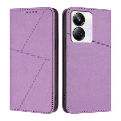 Strong Magnetic Frosted Flip Leather Phone Case, For Realme C33, For Realme C55, For Realme 10 Pro, For Realme 10 Pro+, For Realme 10 4G, For Realme C30, For Realme 9 Pro+