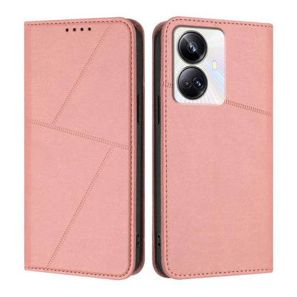 Strong Magnetic Frosted Flip Leather Phone Case, For Realme C33, For Realme C55, For Realme 10 Pro, For Realme 10 Pro+, For Realme 10 4G, For Realme C30, For Realme 9 Pro+