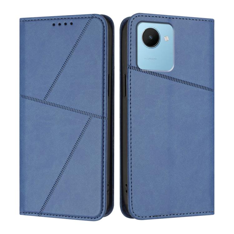 Strong Magnetic Frosted Flip Leather Phone Case, For Realme C33, For Realme C55, For Realme 10 Pro, For Realme 10 Pro+, For Realme 10 4G, For Realme C30, For Realme 9 Pro+