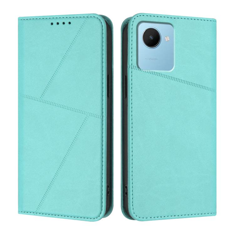 Strong Magnetic Frosted Flip Leather Phone Case, For Realme C33, For Realme C55, For Realme 10 Pro, For Realme 10 Pro+, For Realme 10 4G, For Realme C30, For Realme 9 Pro+