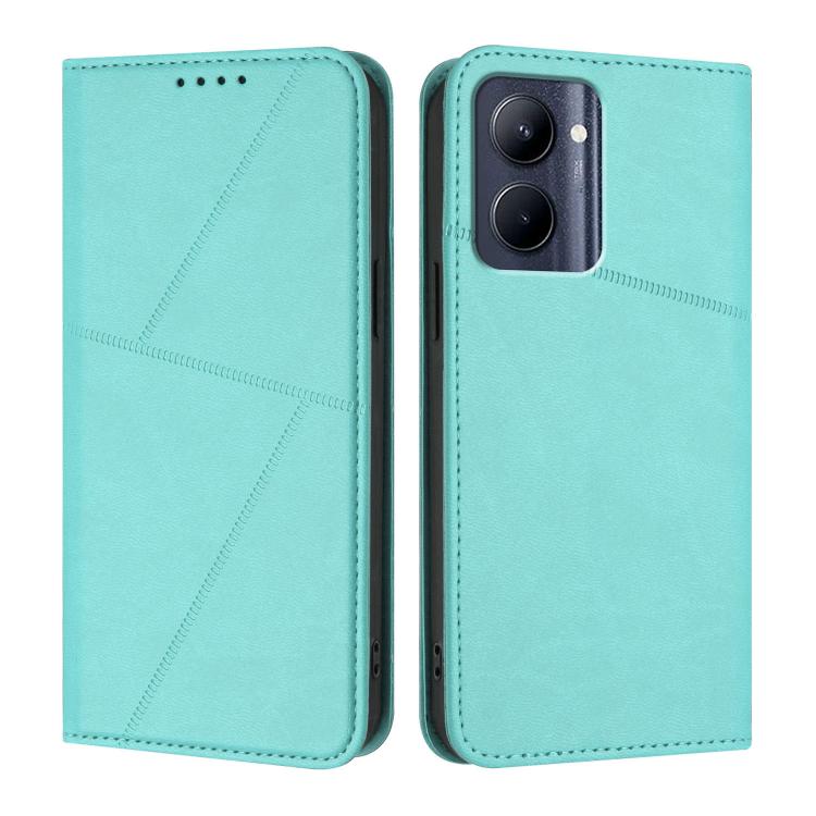 Strong Magnetic Frosted Flip Leather Phone Case, For Realme C33, For Realme C55, For Realme 10 Pro, For Realme 10 Pro+, For Realme 10 4G, For Realme C30, For Realme 9 Pro+