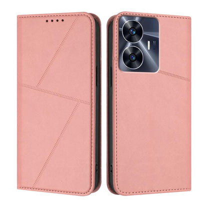 Strong Magnetic Frosted Flip Leather Phone Case, For Realme C33, For Realme C55, For Realme 10 Pro, For Realme 10 Pro+, For Realme 10 4G, For Realme C30, For Realme 9 Pro+