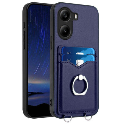 R20 Ring Card Holder Phone Case, For Xiaomi 15 Ultra, For Xiaomi Poco X7 Pro