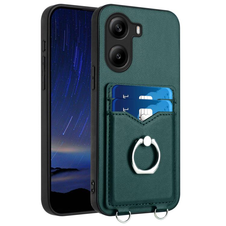 R20 Ring Card Holder Phone Case, For Xiaomi 15 Ultra, For Xiaomi Poco X7 Pro