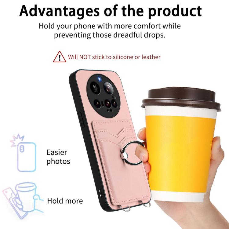 R20 Ring Card Holder Phone Case, For Xiaomi 15 Ultra, For Xiaomi Poco X7 Pro