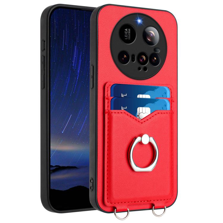 R20 Ring Card Holder Phone Case, For Xiaomi 15 Ultra, For Xiaomi Poco X7 Pro