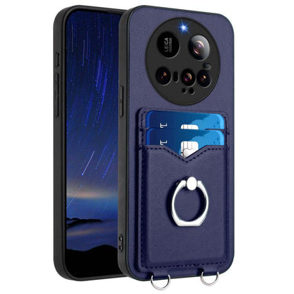 R20 Ring Card Holder Phone Case, For Xiaomi 15 Ultra, For Xiaomi Poco X7 Pro