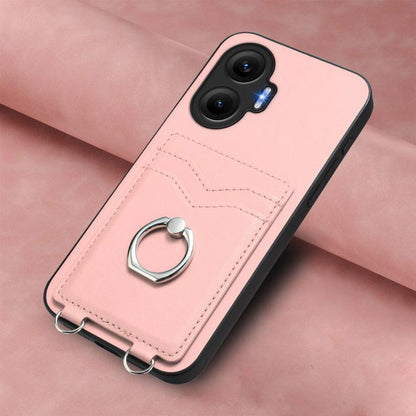 R20 Ring Card Holder Phone Case, For Redmi Turbo 4 Pro / Xiaomi Poco F7, For Redmi A5 4G 171.7mm / Xiaomi Poco C71