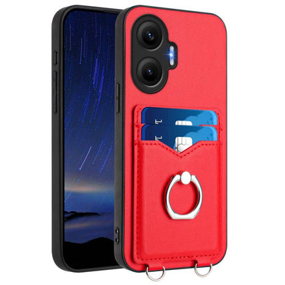 R20 Ring Card Holder Phone Case, For Redmi Turbo 4 Pro / Xiaomi Poco F7, For Redmi A5 4G 171.7mm / Xiaomi Poco C71