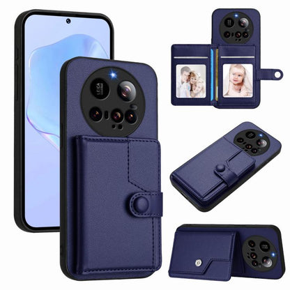 Button Card Bag RFID Anti-theft Phone Case, For Xiaomi 15 Ultra, For Xiaomi Poco X7 Pro