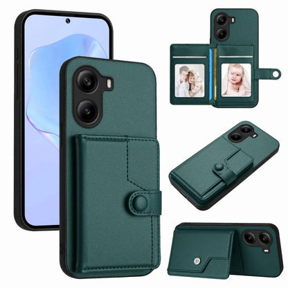 Button Card Bag RFID Anti-theft Phone Case, For Xiaomi 15 Ultra, For Xiaomi Poco X7 Pro