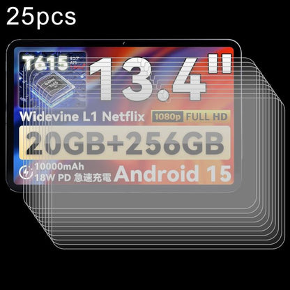 25pcs 9H 0.3mm Explosion-proof Tempered Glass Film, For BNCF Bpad mini 8.4 inch, For BNCF Bpad mini SE 8.7 inch, For BNCF Bpad 10 10.1 inch, For BNCF Bpad 13 13.4 inch, For BNCF Bpad 10 Pro 10.1 inch, For BNCF Bpad 11 11 inch                           ...