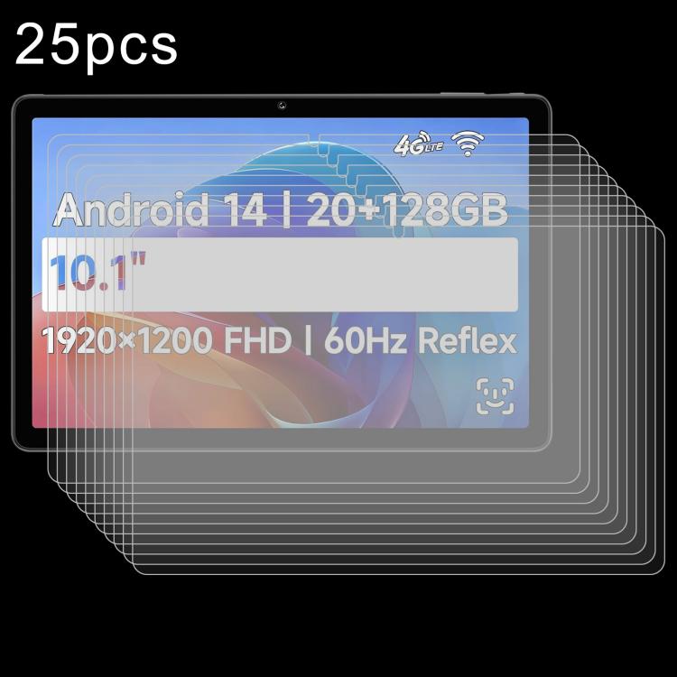 25pcs 9H 0.3mm Explosion-proof Tempered Glass Film, For BNCF Bpad mini 8.4 inch, For BNCF Bpad mini SE 8.7 inch, For BNCF Bpad 10 10.1 inch, For BNCF Bpad 13 13.4 inch, For BNCF Bpad 10 Pro 10.1 inch, For BNCF Bpad 11 11 inch                           ...
