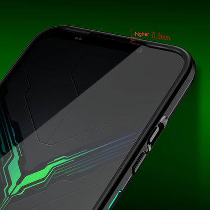 Shockproof TPU case with slim edge protection and camera guard, black