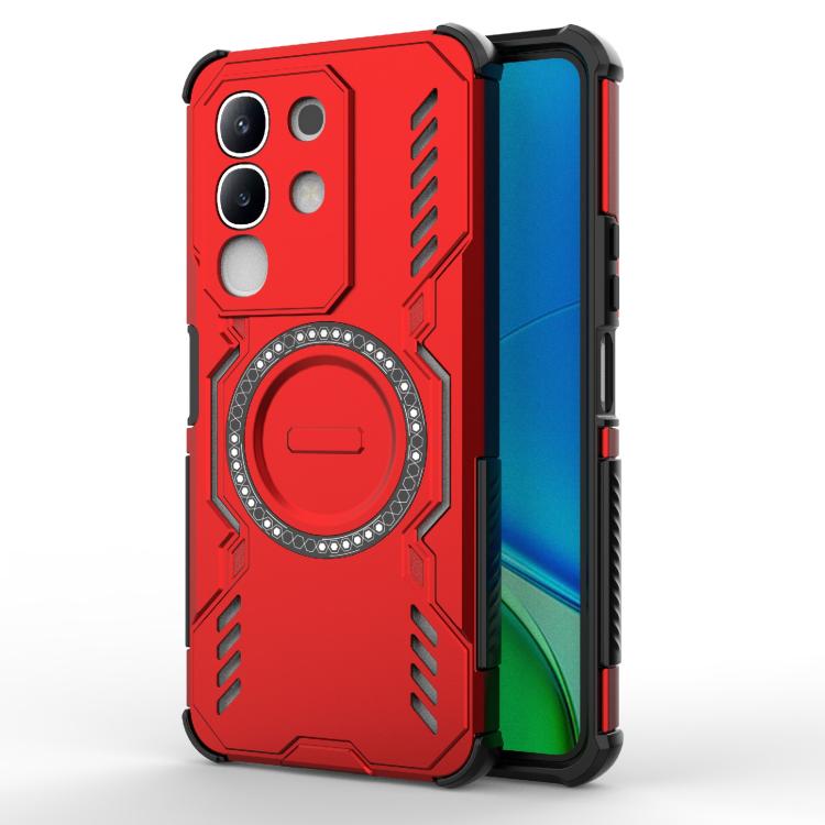 Butterfly Armor MagSafe Magnetic Ring Shockproof Phone Case, For vivo T5 Lite 5G Global, For vivo S2 5G Global, For vivo X300 FE 5G Russia/S50 Pro mini, For vivo T5 Pro 5G Global, For vivo V70 FE 5G Global, For vivo iQOO Z11X 5G India                  ...