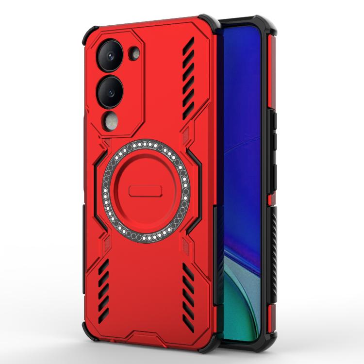 Butterfly Armor MagSafe Magnetic Ring Shockproof Phone Case, For vivo T5 Lite 5G Global, For vivo S2 5G Global, For vivo X300 FE 5G Russia/S50 Pro mini, For vivo T5 Pro 5G Global, For vivo V70 FE 5G Global, For vivo iQOO Z11X 5G India                  ...