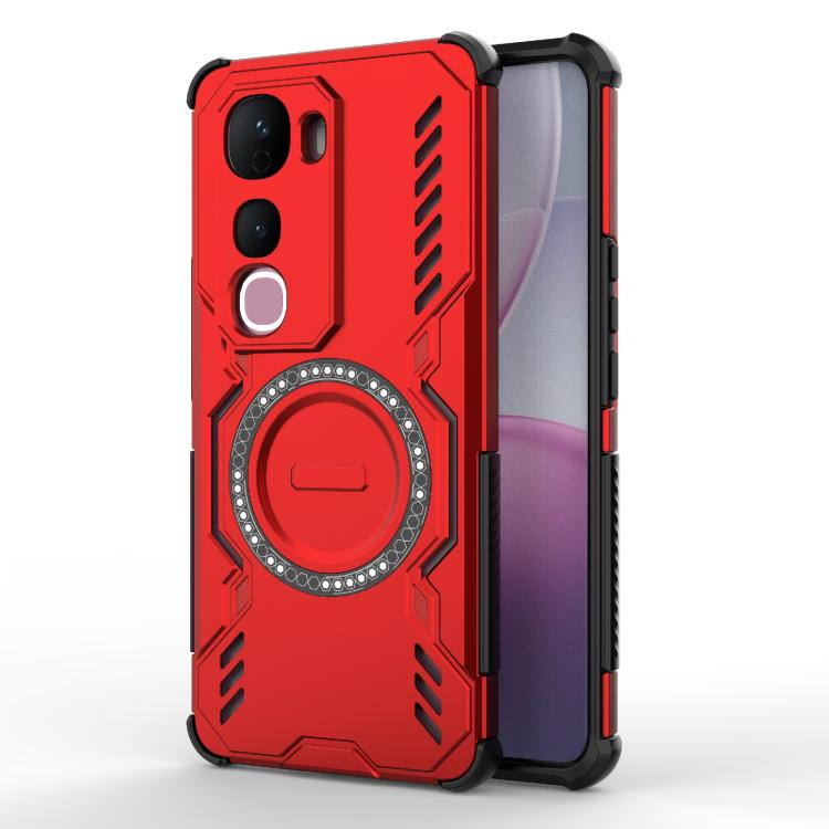 Butterfly Armor MagSafe Magnetic Ring Shockproof Phone Case, For vivo T5 Lite 5G Global, For vivo S2 5G Global, For vivo X300 FE 5G Russia/S50 Pro mini, For vivo T5 Pro 5G Global, For vivo V70 FE 5G Global, For vivo iQOO Z11X 5G India                  ...