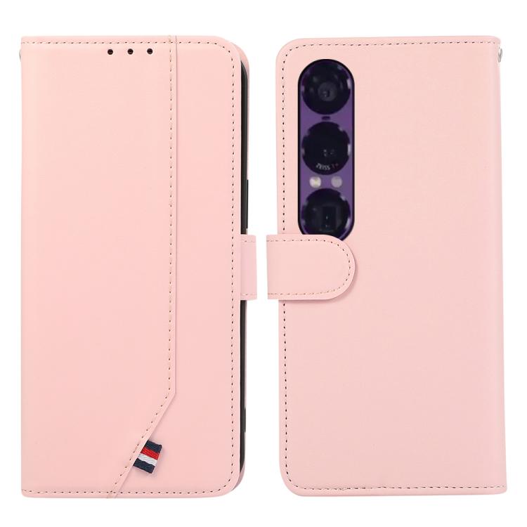 ABEEL Delicate Texture Splicing RFID Leather Phone Case, For Sony Xperia 10 VIII, For Sony Xperia 1 VIII, For Sony Xperia 10 VII, For Sony Xperia 1 VII